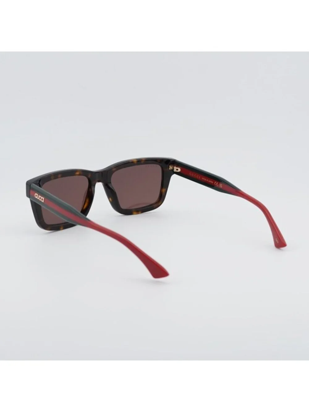 Gucci GG1869S 002 Sunglasses Havana Square Frame, Brown Lenses